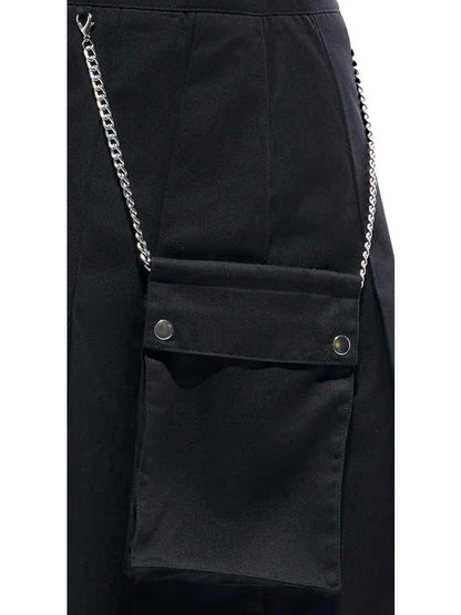 Männerrock mit Tasche schwarz