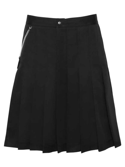 Männerrock mit Tasche schwarz