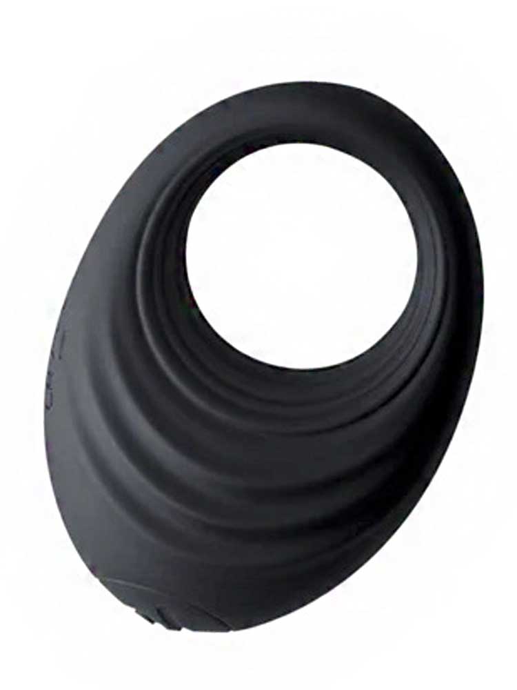 ROCKS-OFF SPIRE Cockring 10fach Vibration schwarz