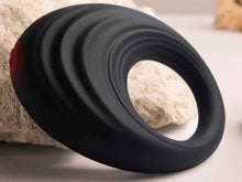 ROCKS-OFF SPIRE Cockring 10fach Vibration schwarz