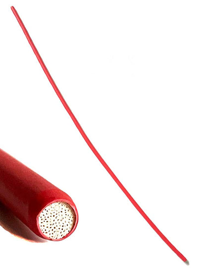 Rohrstock gummiüberzogen rot 8mm 85cm