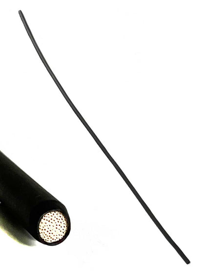 Rohrstock gummiüberzogen schwarz 8mm 85cm