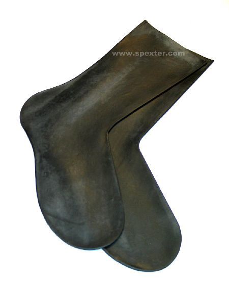 Gummisocken Latex-Socken - kurz - dünn - S