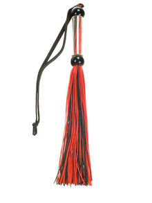 Rubber-Flogger klein schwarz-rot