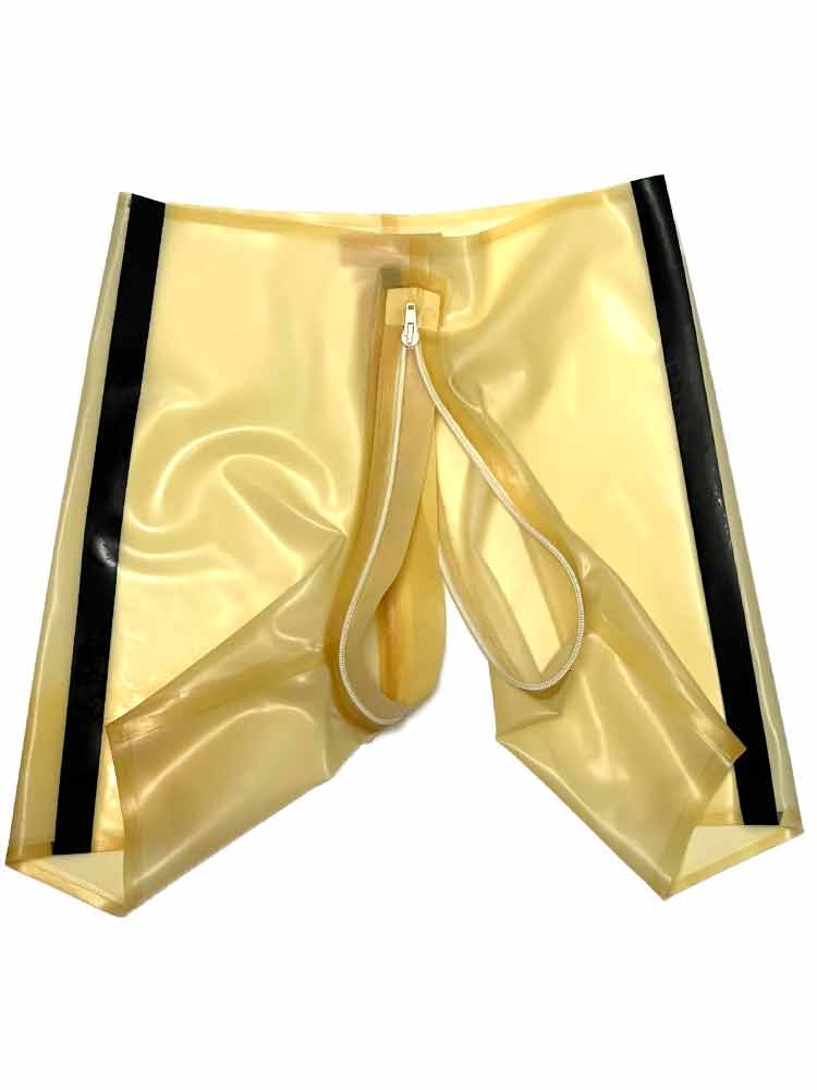 SPEXTER Rubber-Shorts transparent Streifen schwarz 0.35