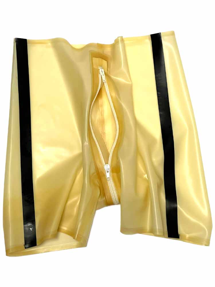 SPEXTER Rubber-Shorts transparent Streifen schwarz 0.35