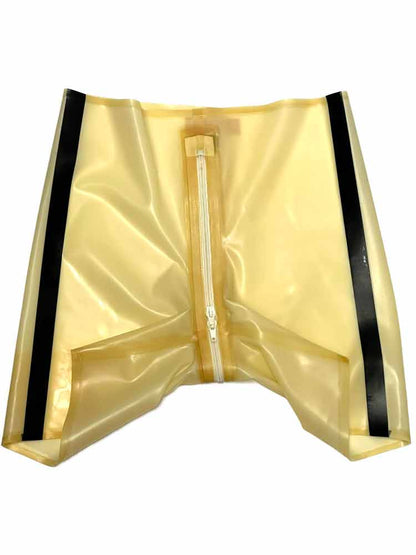 SPEXTER Rubber-Shorts transparent Streifen schwarz 0.35
