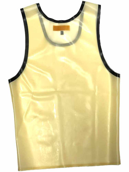 SPEXTER Rubber Tank-Top transparent - schwarze Streifen