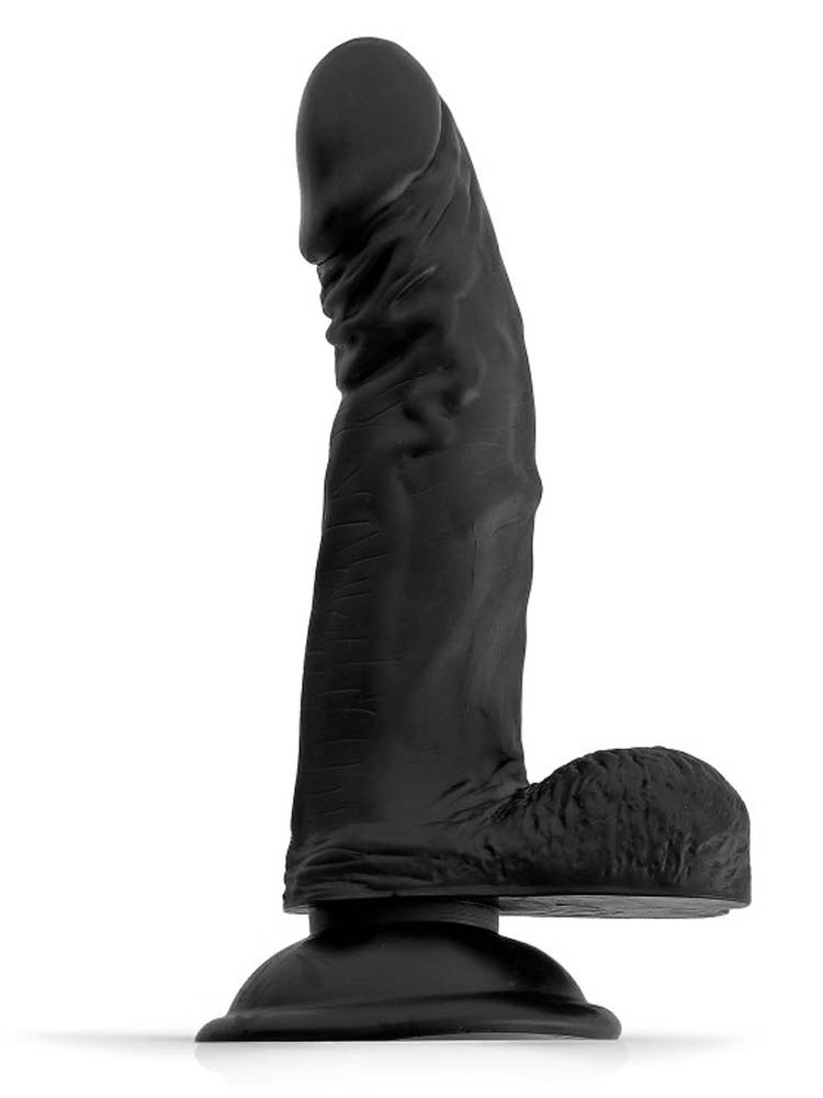 RUDE RIDER Realistic Dildo AARON - schwarz