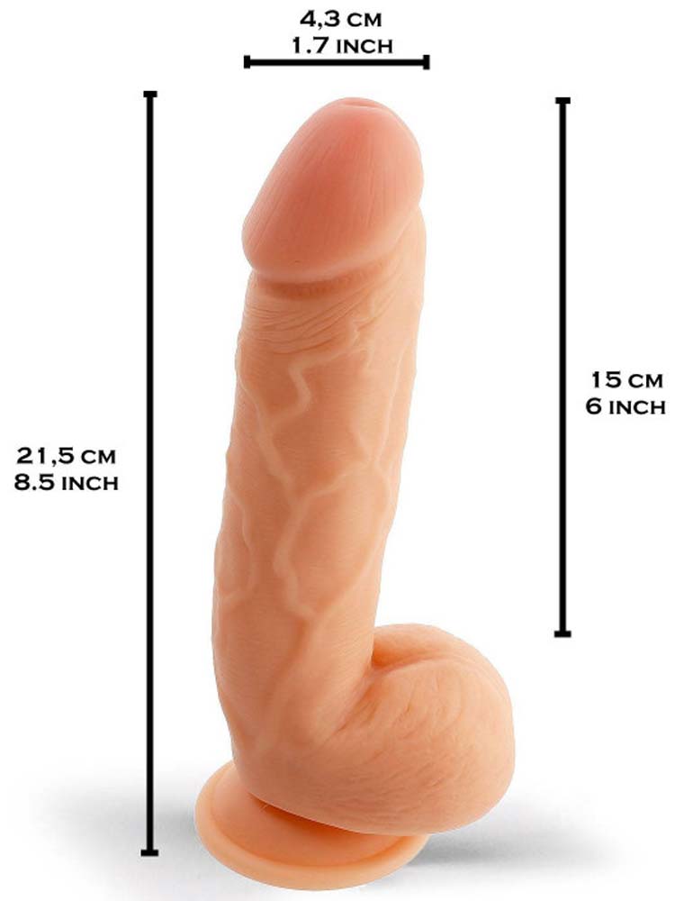 RUDE RIDER Realistic Dildo ADAM - light