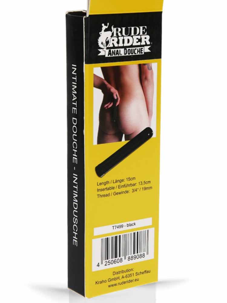 RUDE RIDER Analdusche Duschaufsatz - schwarz