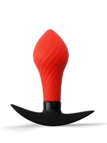 RUDE RIDER Butt Plug aufblasbar schwarz-rot