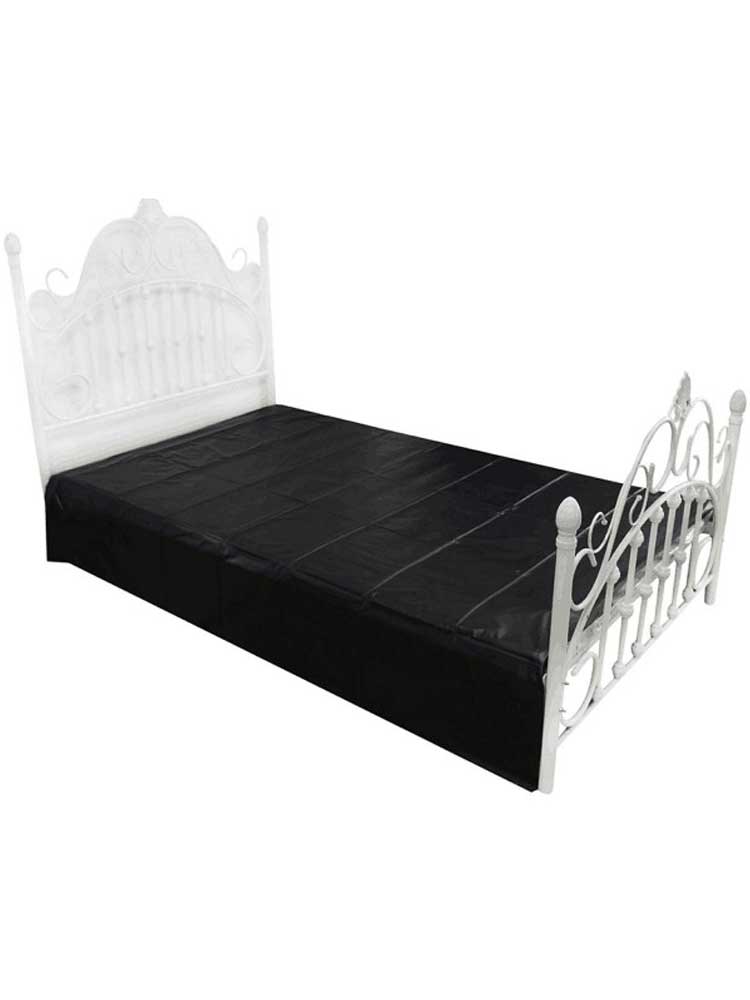 RUDE RIDER Vinyl Bettlaken 220x200cm schwarz