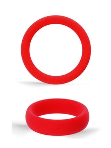 RUDE RIDER Cockring Silikon - rot 40mm