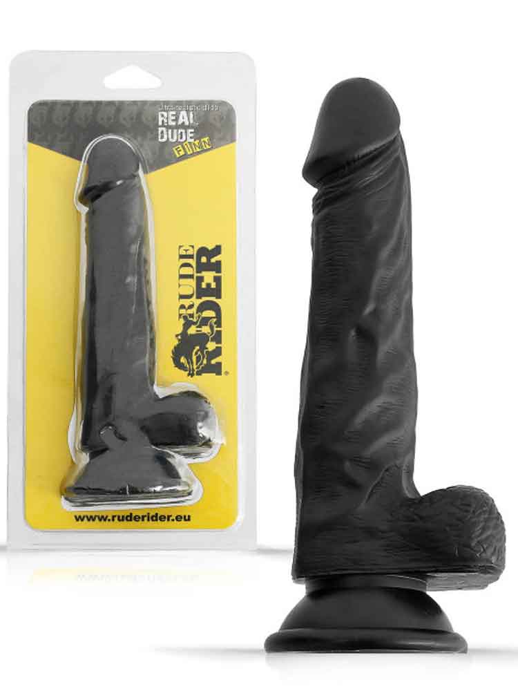RUDE RIDER Realistic Dildo FINN - schwarz