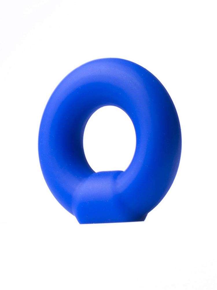 RUDE RIDER KNOB Cockring Silikon - blau