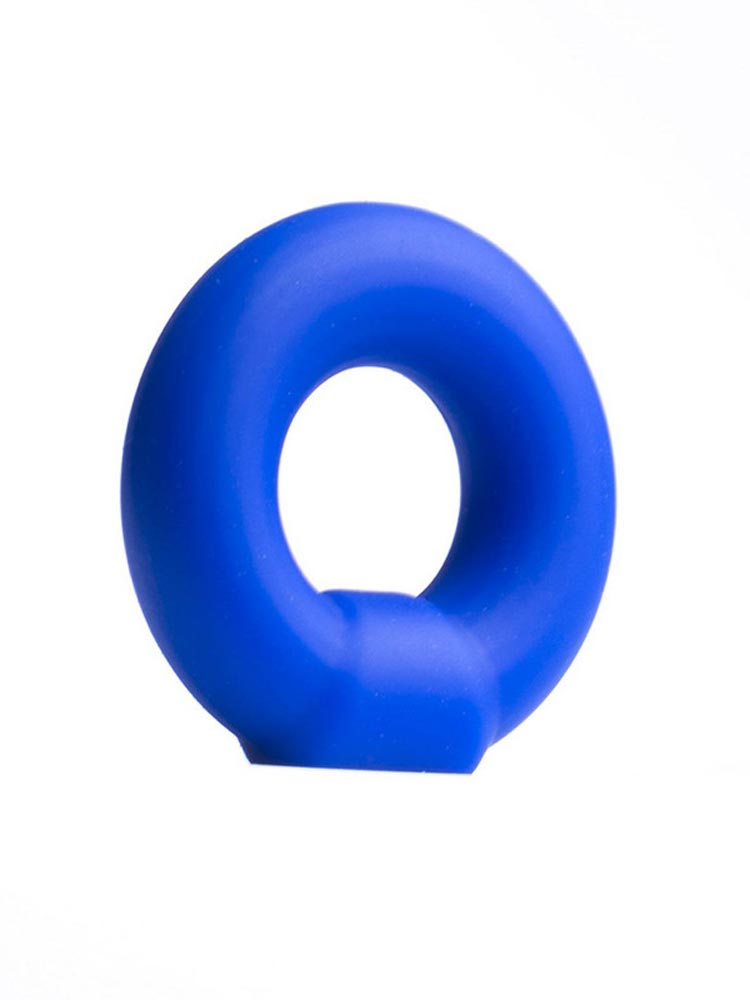 RUDE RIDER KNOB Cockring Silikon - blau