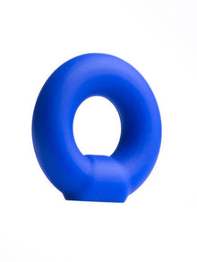 RUDE RIDER KNOB Cockring Silikon - blau
