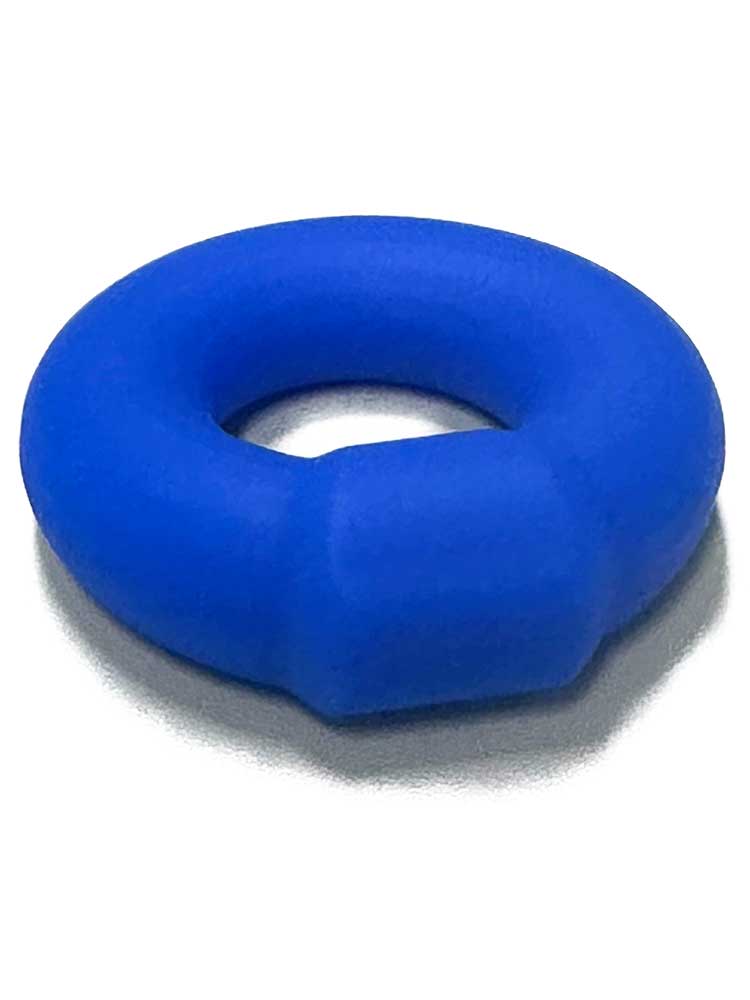RUDE RIDER KNOB Cockring Silikon - blau
