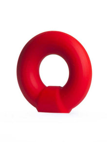 RUDE RIDER KNOB Cockring Silikon - rot