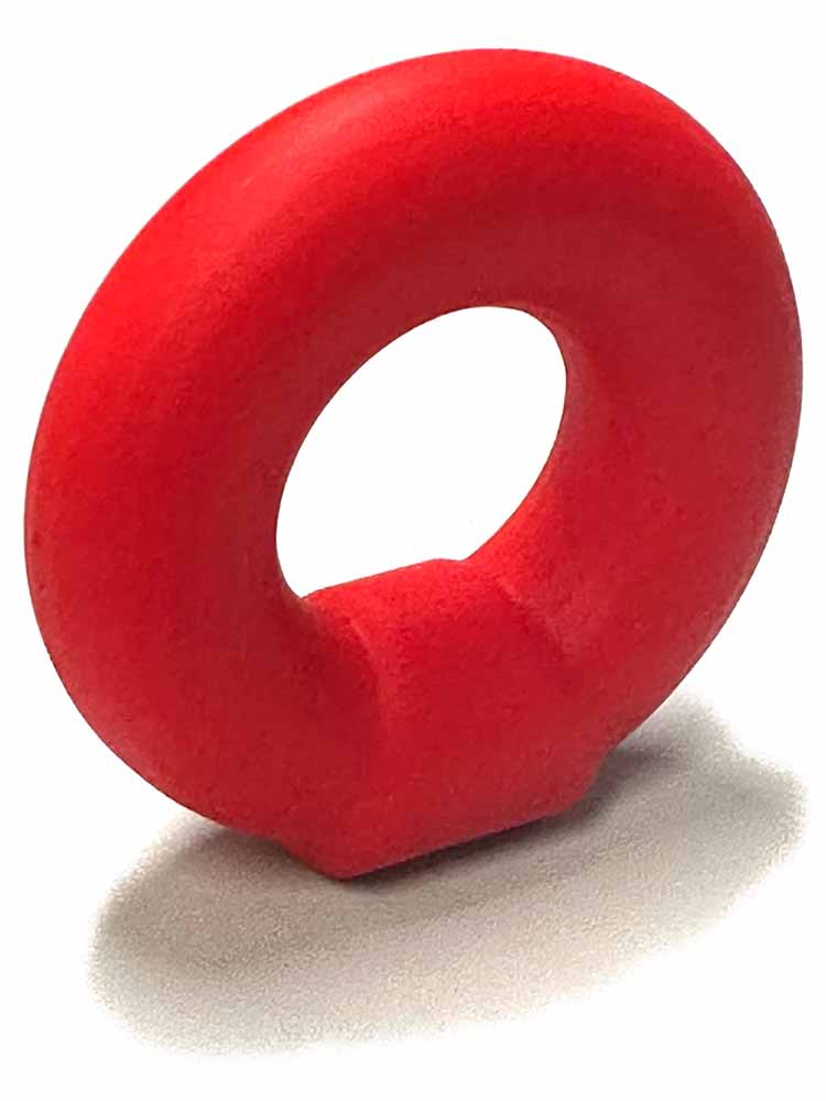 RUDE RIDER KNOB Cockring Silikon - rot