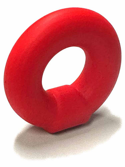 RUDE RIDER KNOB Cockring Silikon - rot