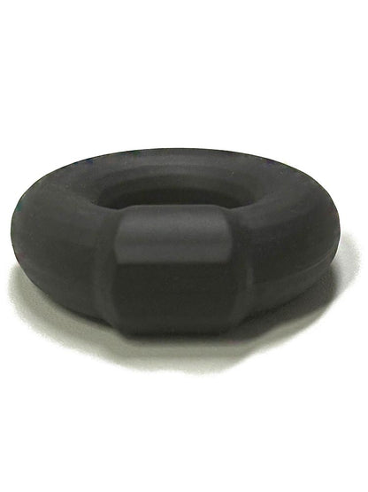 RUDE RIDER KNOB Cockring Silikon - schwarz