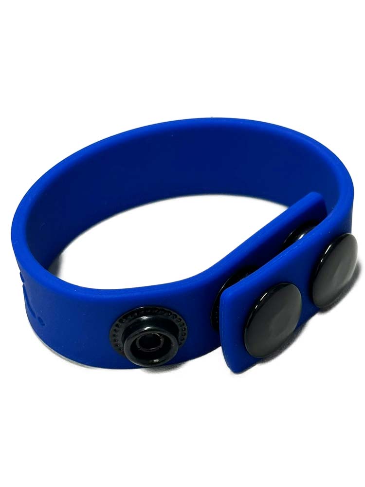 RUDE RIDER Cockring Silikon - blau