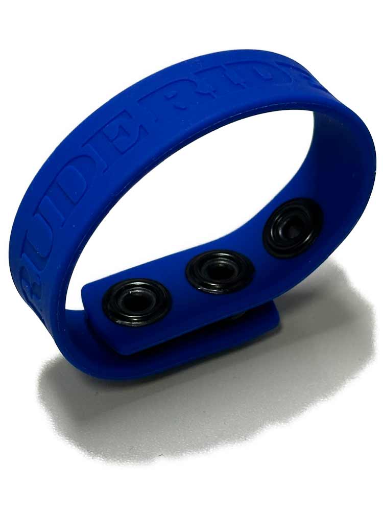 RUDE RIDER Cockring Silikon - blau