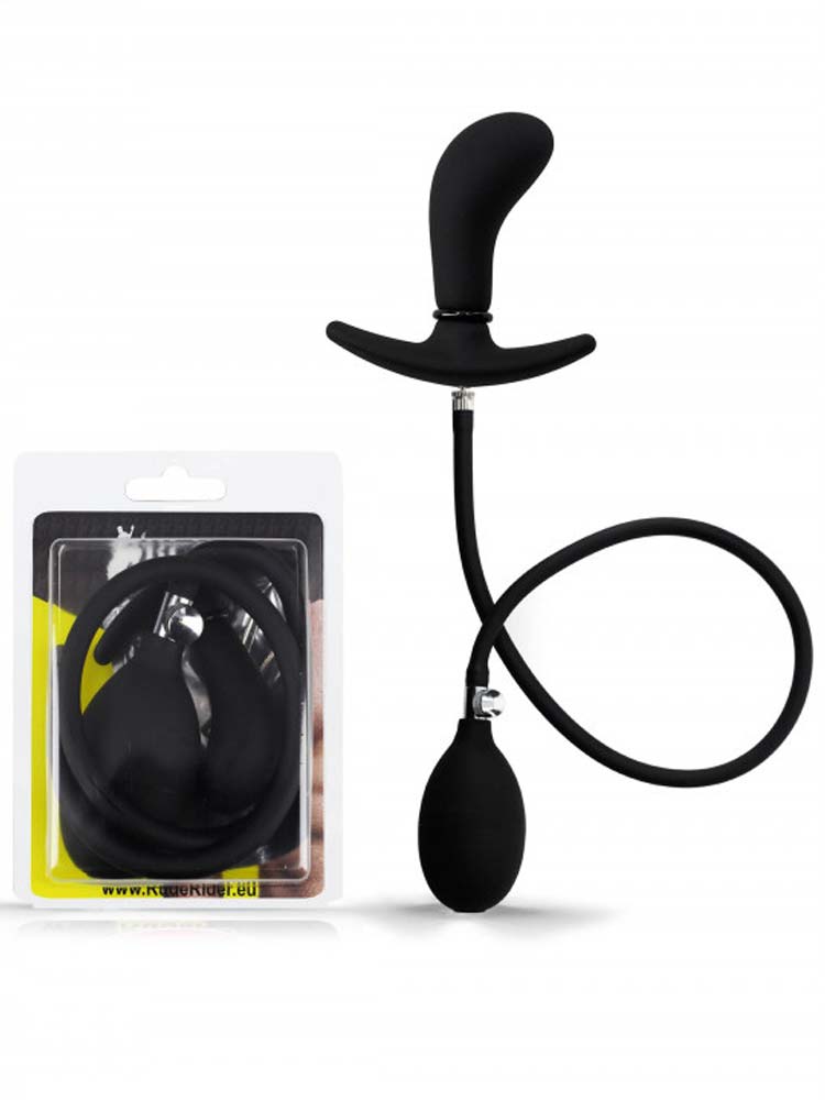 RUDE RIDER Butt Plug aufblasbar schwarz