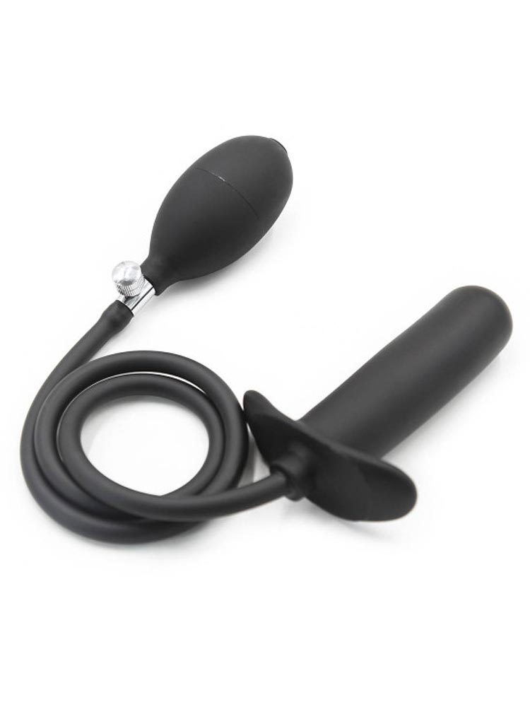 RUDE RIDER Silikon T-PLUG aufblasbar schwarz