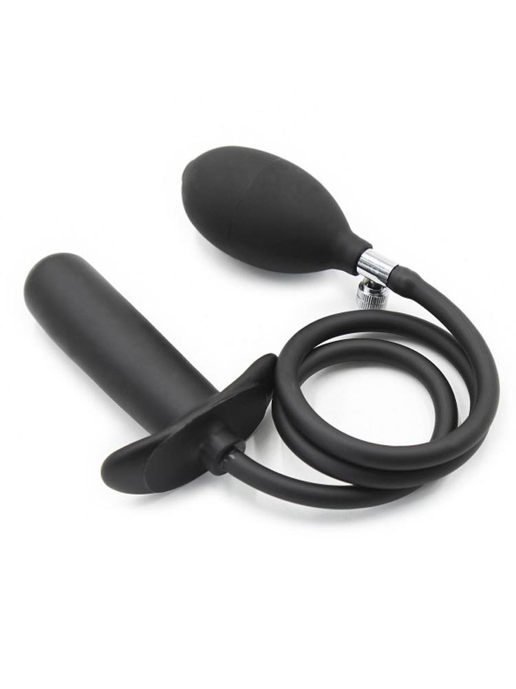 RUDE RIDER Silikon T-PLUG aufblasbar schwarz