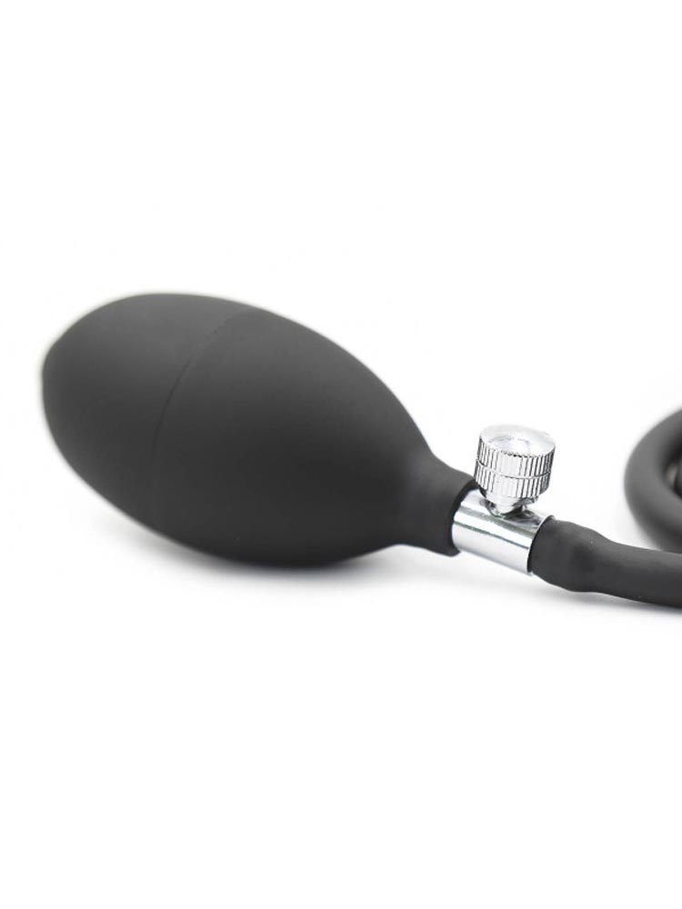 RUDE RIDER Silikon T-PLUG aufblasbar schwarz
