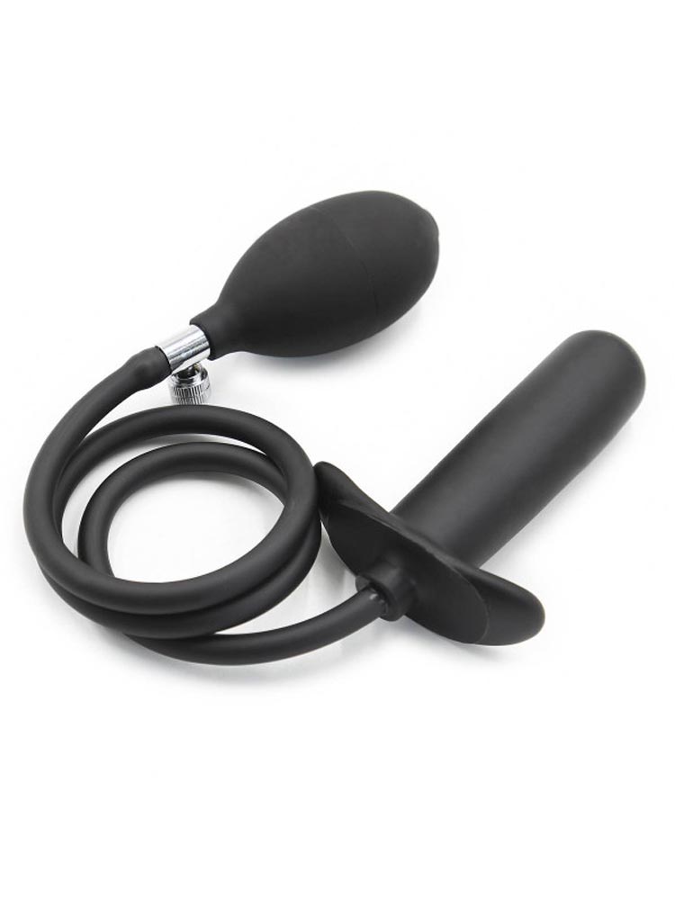 RUDE RIDER Silikon T-PLUG aufblasbar schwarz