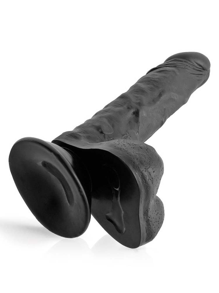 RUDE RIDER Realistic Dildo SILVAN - schwarz