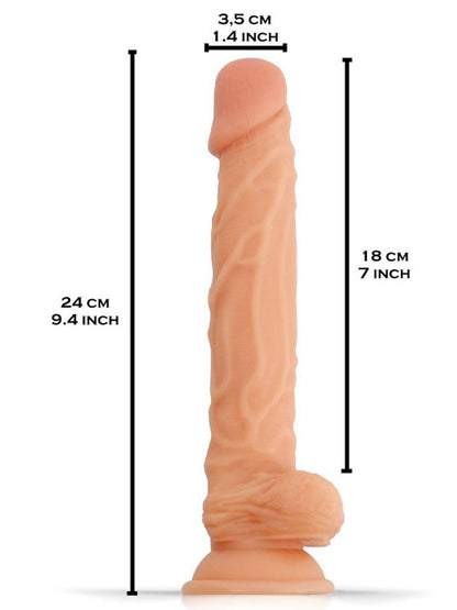 RUDE RIDER Realistic Dildo TAYLER - light