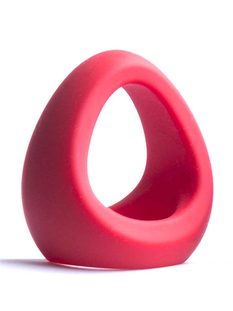 RUDE RIDER Waterdrop Silikon Cock-Ballring - rot