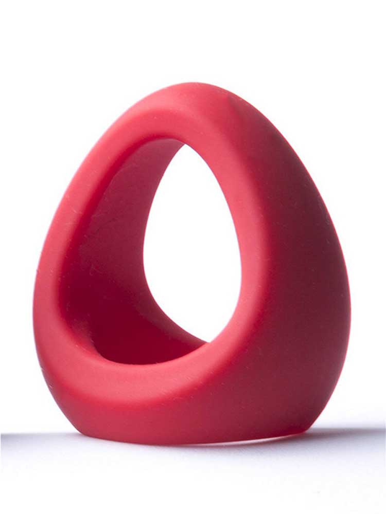 RUDE RIDER Waterdrop Silikon Cock-Ballring - rot