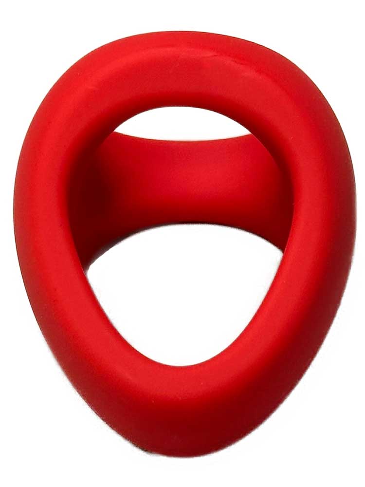 RUDE RIDER Waterdrop Silikon Cock-Ballring - rot