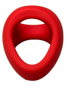 RUDE RIDER Waterdrop Silikon Cock-Ballring - rot