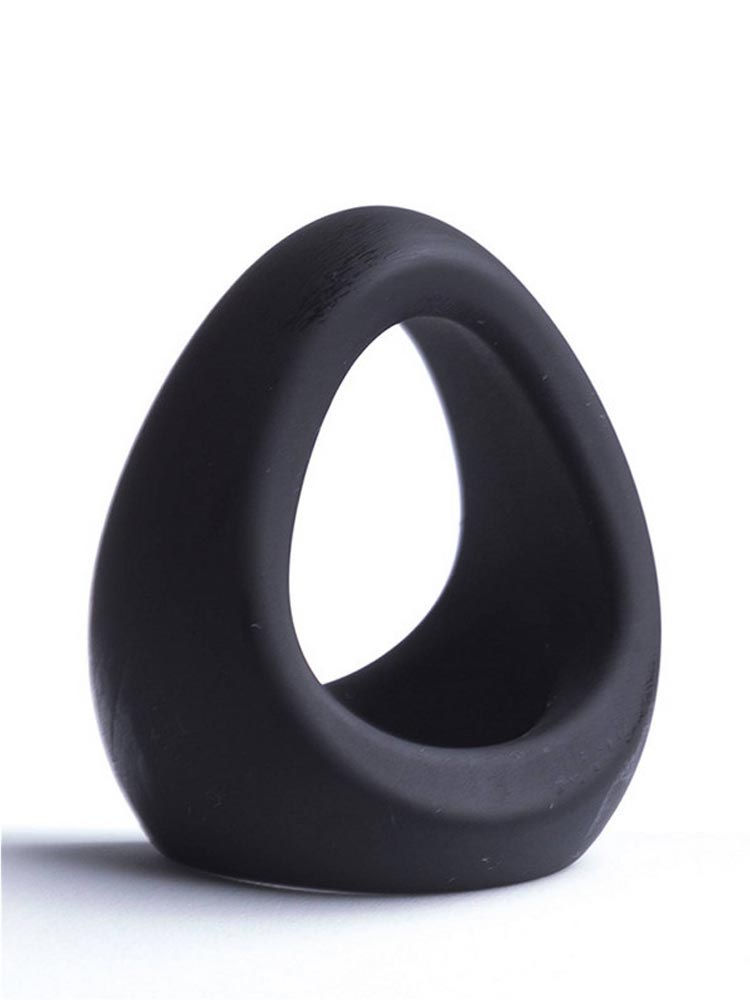 RUDE RIDER Waterdrop Silikon Cock-Ballring - schwarz