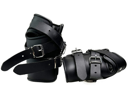 Hand-Hängefesseln Leder schwarz