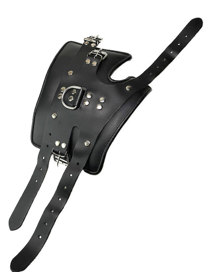 Hand-Hängefesseln Leder schwarz