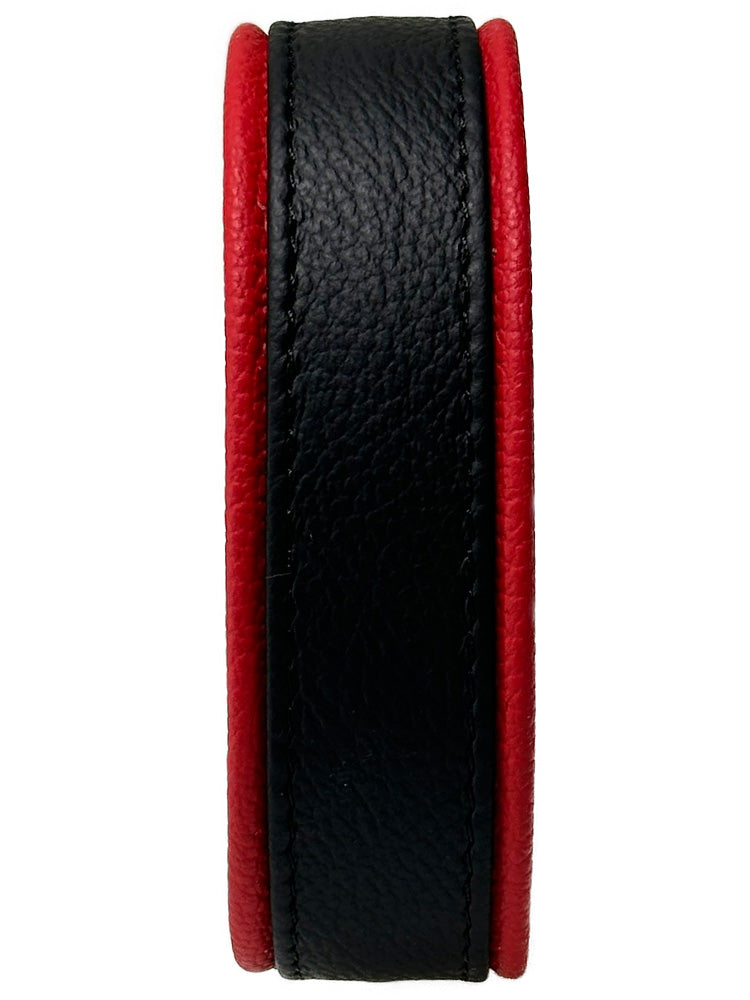SAXOS Bizeps-Band Oberarmband 3cm schwarz-rot