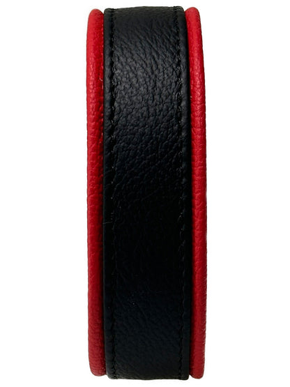 SAXOS Bizeps-Band Oberarmband 3cm schwarz-rot