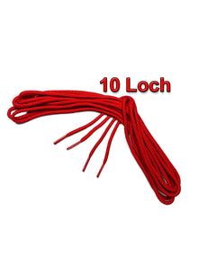 Schnürsenkel für 10 Loch - Boots bzw. Stiefel ROT