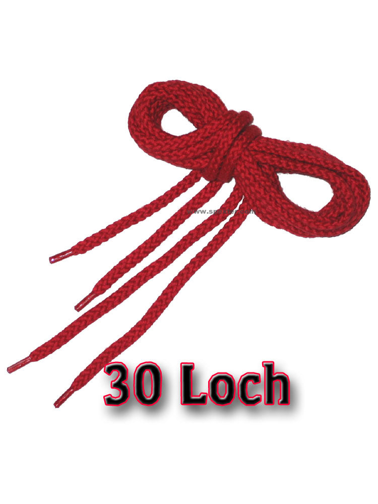 Schnürsenkel für 30 Loch - Boots bzw. Stiefel ROT