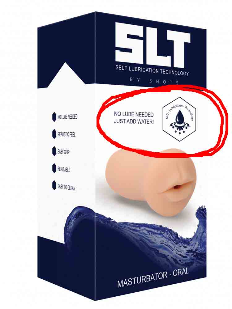 Self Lubrication Technologie Masturbator Oral