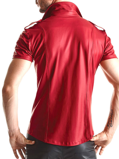 Hemd CARLO Kurzarm rot