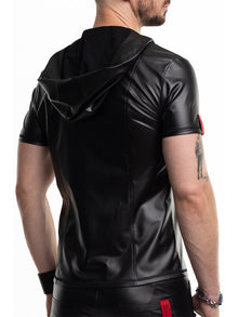 T-Shirt ETTORE mit Hoody Kurzarm